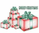 Presents with Merry Xmas 