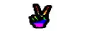 colorful peace sign