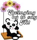 Swinging by Hi Teddy