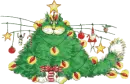 Christmas Tree Cat