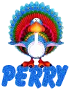 Turkey peacock Perry