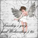 Tuesday's grey and Wednesday's too