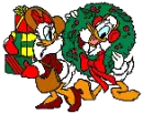 donald & daisy merry christmas.
