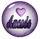 Amanda purple marble
