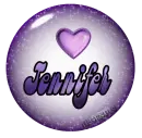 Jennifer Purple Marble