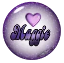 Maggie purple marble