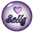 Sally purple marble