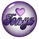 Tonya purple marble
