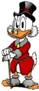 scrooge mcduck thinking.