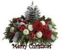 Merry Christmas candle holder