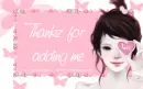 thanks for adding me