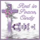 Rest In Peace, Cindy - Purple Cross Reflection