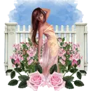 Beauty Among Roses