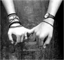 holding fingers