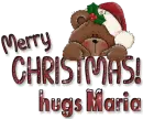 Merry Crhistmas- hugs Maria