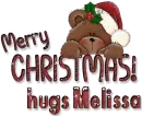 Merry Christmas- hugs Melissa