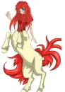 Fire anime horse