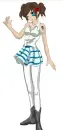 Anime school girl
