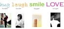 hug laugh smile love