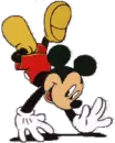 mickey flipping around