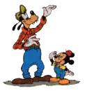 goffy & mickey
