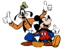 mickey & goffy thumbs up