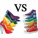 Heels vs Converse