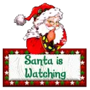 Santa is watching