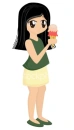 girl eating ice cream