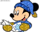 mickey reading a book
