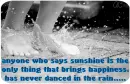 Dance in the rain