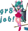 Pencil girl - gr8 job