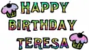 Happy Birthday Teresa