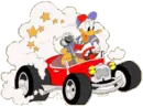donald in a hotrod