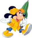 mickey in the rain