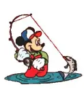 mickey fishing