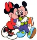 mickey & minnie in love