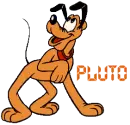 pluto with his name
