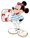 mickey as a boat captin