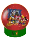mickey christmas globe