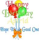 Happy Birthday Astrid