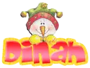 Snowman Dinah