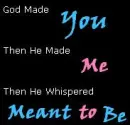 U & ME= MEANT TO BE