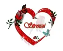 Red heart name Strozzi