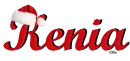 Kenia Santa hat