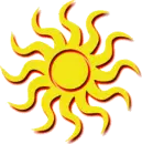 groovy hippie sun shine