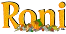 Roni Thanksgiving set