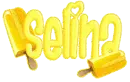 yellow popcicles selina