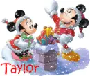Taylor-Christmas Mickey & Minnie
