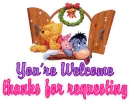 thanks for requesting